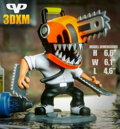 Chainsaw Man Chibi – 3D Print Model