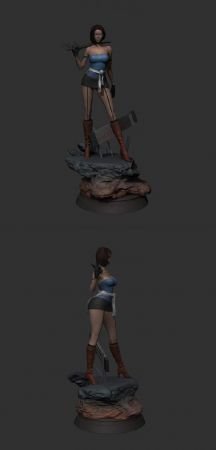 Jill Valentine (NEW POSE) – 3D Print Model