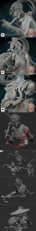 3dsqulpts – Assassin and Extras – 3D Print Model