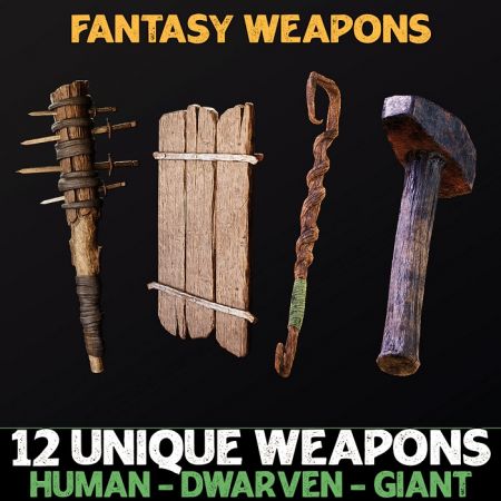 Unreal Engine Marketplace - Fantasy Weapons (5.1)