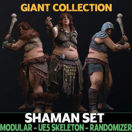 Unreal Engine Marketplace - Fantasy Giant's - Modular Female with Randomization (5.1)