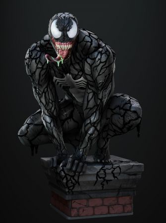 Cardoso 3d Studio – Venom Statue – 3D Print Model