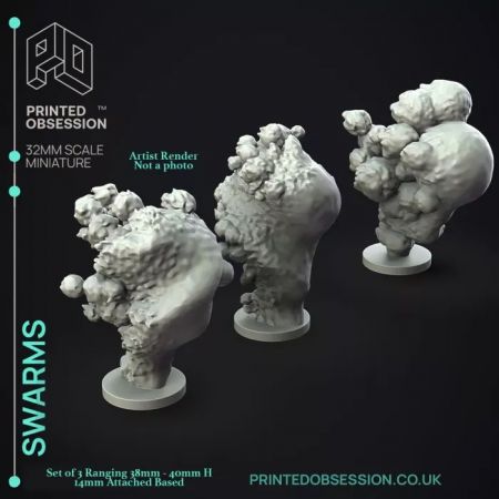 Bee Swarms – 3D print model