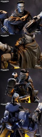 Wicked – Marvel Deadpool and Cable Bust – 3D Print Model