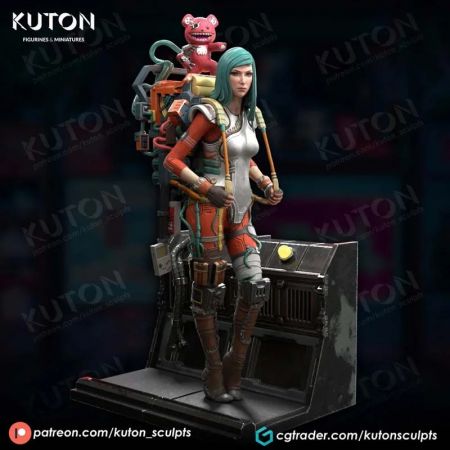 KUTON – Lu and Vega – 3D Print Model