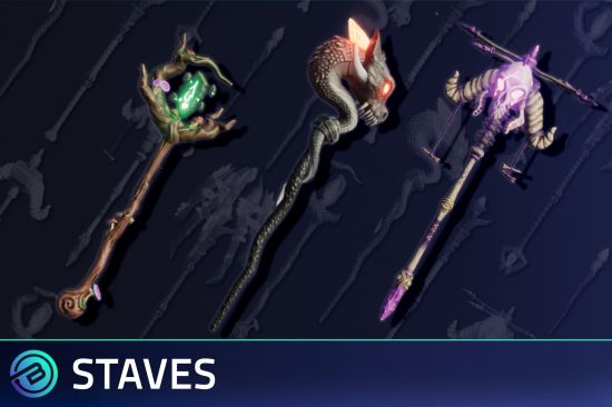 Unity Asset - Stylized Staves - RPG Weapons v1.0