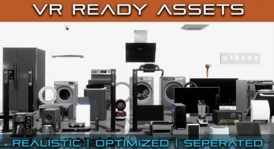 Unreal Engine Marketplace - ELECTRONIC INTERIOR - furniture, interior, vr, industrial, realistic, prop (4.21 - 4.27, 5.0 - 5.1)