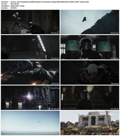 The Mandalorian S03 2160p DSNP WEB-DL x265 HEVC 10bit Atmos DDP 5 1 Vyndros