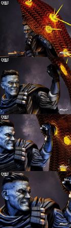 Wicked – Marvel Cable Sculpture – 3D Print Model