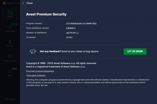Avast Premium Security 23.3.6058 (النسخة 23.3.8047.762) متعدد اللغات
