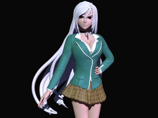 Inner Moka (Rosario and Vampire) – 3D Print Model