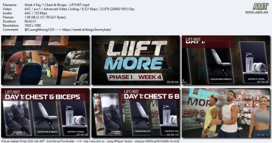 BeachBody - LIIFT MORE - Phase 1 (Week 4)