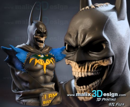 Sanix 3D - BATMAN bust - 3D Print Model