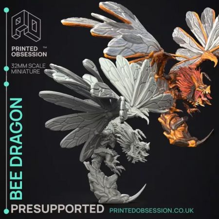 Bee Dragon – 3D print model