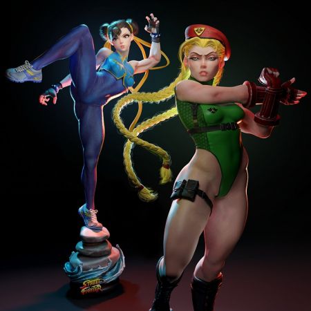 Vinicius Cardoso – Chun-li and Cammy – 3D Print Model