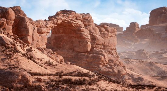 Unreal Engine Marketplace - Desert Cliff and Rock Collection (4.26 - 4.27, 5.0 - 5.1)