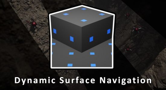 Unreal Engine Marketplace - Dynamic Surface Navigation v1.1 (4.27-5.1) / v1.1.8 (5.1)