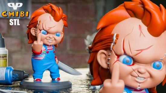 Chucky Chibi – 3D Print Model