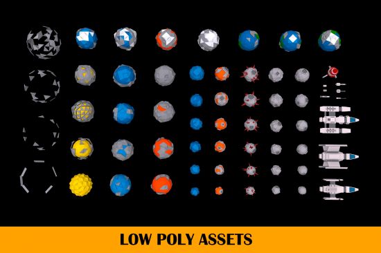 Unity Asset - Low Poly Space v1.01