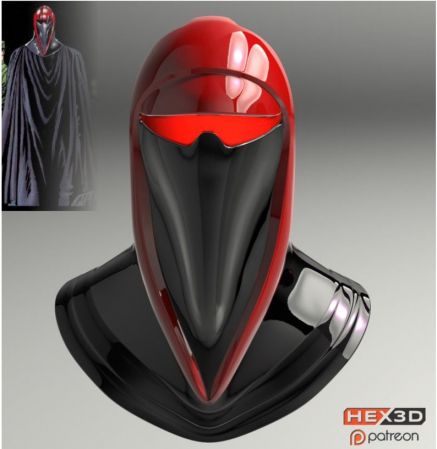 Hex3D – CarnorJax Helmet – 3D Print Model