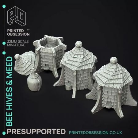 Bee Hives – 3D print model