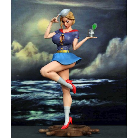 Popeyes Girl – 3D Print Model