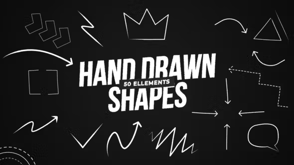 Videohive - Hand Drawn Shapes 45506192