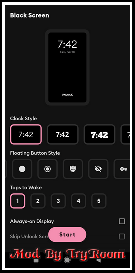 Black Screen: video screen off v1.4.8