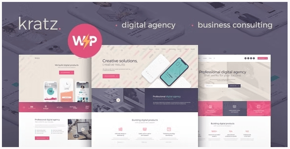 Themeforest - Kratz v1.0.8 - Digital Agency Marketing and SEO WordPress Theme