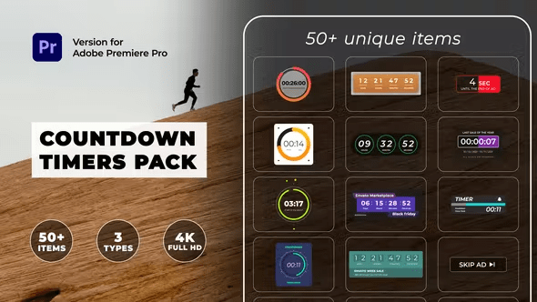 Videohive - Countdown Timers Pack Premiere Pro 34033027