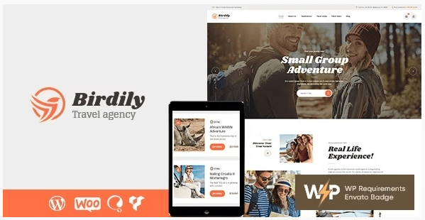 Themeforest - Birdily v1.0.8 - Travel Agency &amp; Tour Booking WordPress Theme