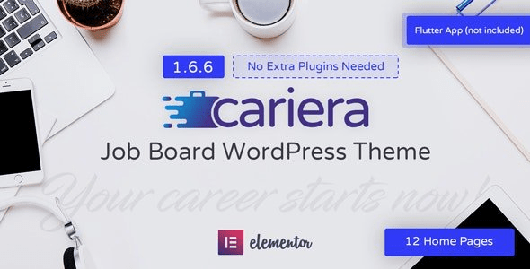 ThemeForest - Cariera v1.6.6 - Job Board WordPress Theme - 20167356 - NULLED