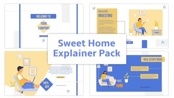 Videohive - Real Estate Agency Explainer Animation Scene 45647827