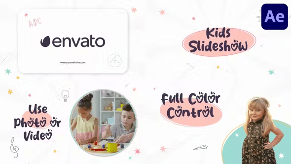Videohive - Kids Slideshow for After Effects - 45707766