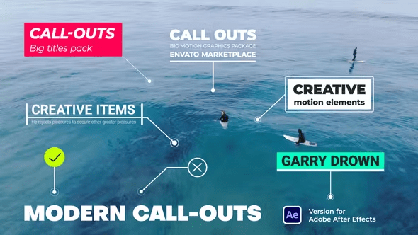 Videohive - Modern Call-Outs - 45696007