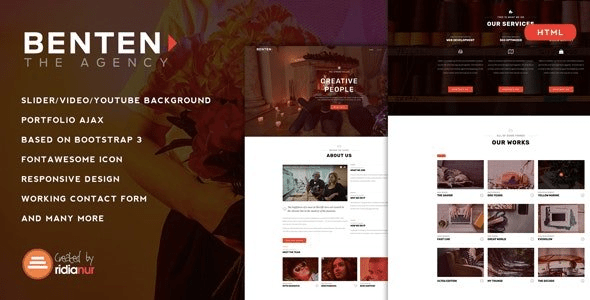 ThemeForest - Benten v1.0 - Responsive One Page Portfolio HTML Template (Update: 18 October 2017) - 20175238