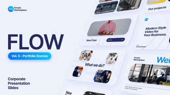 Videohive - Flow - Portfolio Scenes Pack - 45803682
