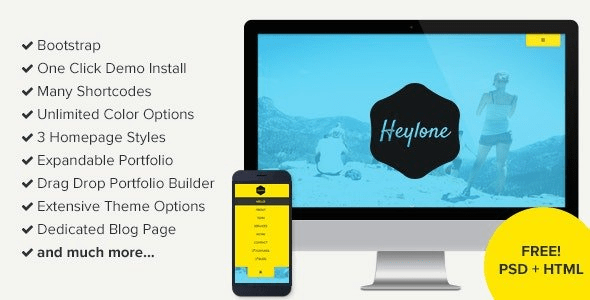 ThemeForest - Heylone v2.2 - One Page Parallax WordPress Theme - 7714883