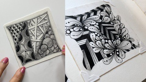 Introduction To Zentangle Art - Draw For Mindfulness & Fun