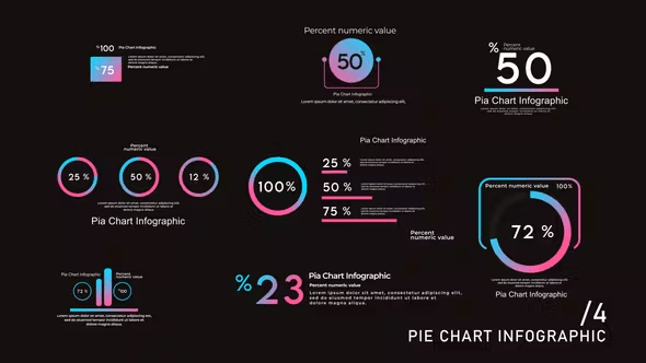 Videohive - Pie Chart Infographics 4 - 45697093