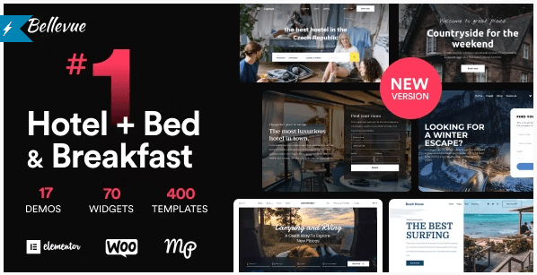 Themeforest - Bellevue v4.1.9 - Hotel + Bed and Breakfast Booking Calendar Theme NULLED