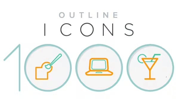 Videohive - 1000 Outline Icons 19720609