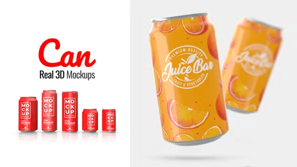 Videohive - Can Real 3D Mockups 45424244