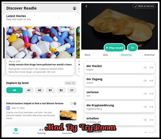 Learn German: The Daily Readle v3.1.7