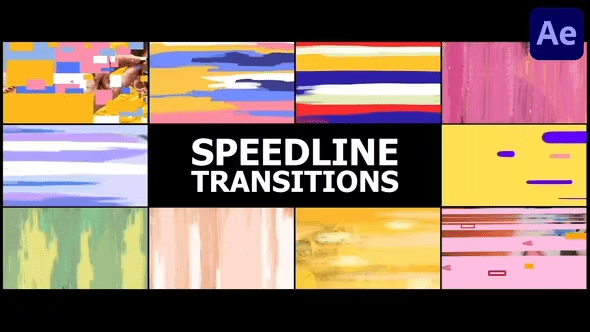 Videohive - Seamless Speedline Transitions | After Effects - 45706890