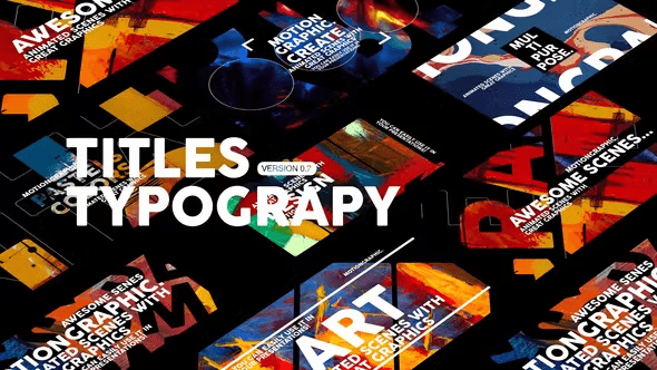 Videohive - Typography Scenes - 45753923