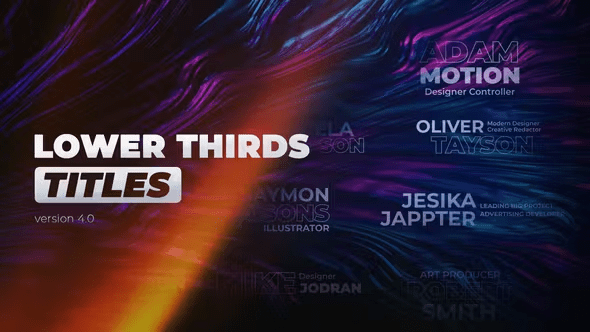 Videohive - Lower Thirds Titles - 45800397
