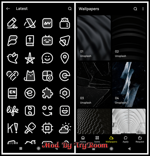 PHANTOM WHITE: Two tone icons v1.9