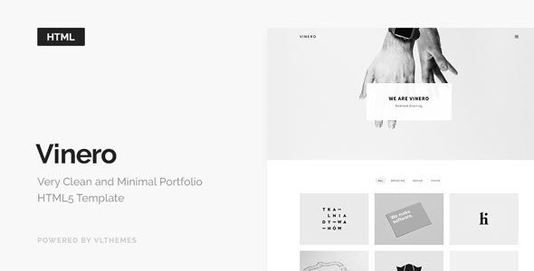 ThemeForest - Vinero v1.5 - Very Clean and Minimal Portfolio Template - 16297788