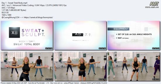 BeachBody - XB Sweet + Sculpt - Week 1